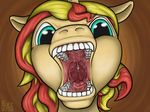  cartoon equestria_girls equine exedrus female fur hair hi_res horn imminent_vore long_hair looking_at_viewer mammal my_little_pony nightmare_fuel open_mouth saliva saliva_string solo sunset_shimmer_(eg) teal_eyes teeth throat tongue two_tone_hair unicorn uvula vore 