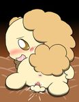  beady_eyes bed blush brown_eyes brown_fur canine chiffon cinnamoroll cocker_spaniel cute dog female fingering fluffy_fluffy_cinnamoroll fur japanese long_ears mammal masturbation sanrio short_fur solo tongue unknown_artist yellow_fur 