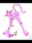  2014 bending english_text feline footprints glowing jewelry male mammal panther pink_panther rcc2002 text the_pink_panther 