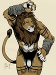  anthro feline lion male mammal negger nude penis shin_(negger) solo standing 