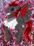  abstract_background cigarette clothing equine fan_character feral googles grin happy hazard_redmane male mammal my_little_pony pegasus rhc shirt solo wings 