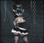  antelope breasts clothed clothing dress female french_maid maid maid_uniform mammal sekky-licious skimpy solo 