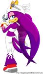  anthro avian bandanna bird blue_eyes diegoshedyk_(artist) english_text eyelashes eyewear female flame_pattern glasses gloves looking_at_viewer necklace purple_feathers sega smile solo sonic_(series) sonic_riders text tools watermark wave_the_swallow wrench 