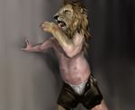  feline lion male mammal paws splice_(artist) transformation 