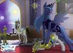  anal anal_penetration animal_genitalia big_dom_small_sub crossgender cutie_mark cymek equine eyes_closed friendship_is_magic gay group hair horn horsecock male mammal my_little_pony open_mouth orgasm pegasus penetration penis princess_celestia_(mlp) princess_luna_(mlp) royal_guard_(mlp) sex size_difference unicorn winged_unicorn wings 