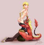  2015 anthro astrid_(httyd) blonde_hair boots breasts chouboy cunnilingus dragon duo female furry-specific_piercing hair headband horn how_to_train_your_dragon human human_on_anthro interspecies lesbian mammal nude oral piercing sex sitting standing tail_piercing vaginal vera_(jelomaus) 