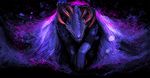  ambiguous_gender black_background capcom claws dragon eyeless feral gore_magala monster_hunter plain_background scales scalie solo video_games wings 