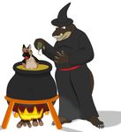  alma aman canine cauldron cooking crocodile crossdressing dog dolcett duo female german_shepherd greyfox halloween holidays male mammal reptile scalie vore 
