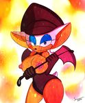  anthro areola bat big_breasts breasts erect_nipples female huge_breasts looking_at_viewer mammal nipples rouge_the_bat sega smile solo sonic_(series) supersonicrulaa 