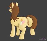  2015 absurd_res anus button&#039;s_mom clitoris cutie_mark digital_media_(artwork) dock earth_pony equine fan_character female feral fur hair happy hi_res hooves horse malachi_(artist) mammal my_little_pony plain_background pony puffy_anus pussy smile solo 