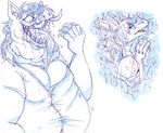  anthro belly big_breasts boar breasts bulge chinese_dragon chubby claws clothing dragon duo eastern eyewear fangs female fur glasses hair horn insane internal koepek long_hair male mammal open_mouth porcine scales sharp_teeth soft_vore teeth tongue tongue_out tusks vore 