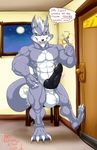  2014 anthro balls canine dialogue erection hungothenomster keys male mammal masculine moon muscles nintendo penis solo star_fox submissive_pov video_games wolf wolf_o&#039;donnell 