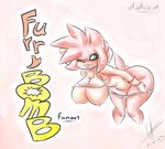  amy_rose big_breasts big_butt breasts butt dullvivid female furry_bomb hanging_breasts huge_breasts nipples nude one_eye_closed sega solo sonic_(series) sonic_the_hedgehog undressing wink 