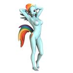  2014 3d alpha_channel anthro anthrofied breasts cgi cutie_mark equine female forsakenspitfire friendship_is_magic fur hair looking_at_viewer mammal multicolored_hair my_little_pony nipples nude open_mouth pegasus plain_background pussy rainbow_dash_(mlp) rainbow_hair smile solo transparent_background wings 