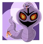  2014 animal_genitalia arbok censored cloaca doneru erection feral forked_tongue front_view hemipenes ineffective_censorship looking_at_viewer male multi_cock nintendo penis pok&eacute;mon rape_face scalie solo tongue tongue_out video_games 