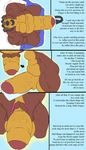  anthro balls bear brubearbrown english_text how_to male mammal overweight penis pump solo text uncut vacuum vacuum_pumping 