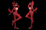  3d animatronic anthro breasts canine crossgender disembowell_(artist) ear_piercing eye_patch eyewear female five_nights_at_freddy&#039;s fox foxy_(fnaf) high_heels hook machine mammal mechanical multiple_angles nipples piercing robot 