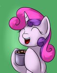  cub cup cute equine eyes_closed female feral friendship_is_magic grennadder horn mammal my_little_pony solo sweetie_belle_(mlp) unicorn young 