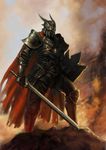  bad_id bad_pixiv_id copyright_request fantasy full_armor knight lieqi_hun medieval shield solo sword weapon 