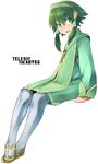  androgynous bad_id bad_pixiv_id blush copyright_name engrish green_eyes green_hair hair_tubes heisa ion male_focus pantyhose ranguage short_hair_with_long_locks sidelocks solo tales_of_(series) tales_of_the_abyss white_background 