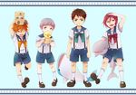  bad_id bad_pixiv_id black_hair blue_eyes child fang free! grey_hair male_focus matsuoka_rin mikoshiba_momotarou mole mole_under_eye multiple_boys nitori_aiichirou one_eye_closed open_mouth orange_hair red_eyes red_hair ronisuke sailor_collar smile socks stuffed_animal stuffed_duck stuffed_otter stuffed_shark stuffed_toy stuffed_whale suspenders white_legwear yamazaki_sousuke yellow_eyes younger 