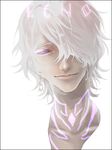  bad_id bad_pixiv_id engrish grey_hair houshunin_ekou karas male_focus neon_trim purple_eyes ranguage silver_hair solo thx_sis 