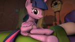  2015 3d anus equine female feral friendship_is_magic fruitymilk horn looking_at_viewer mammal my_little_pony pussy smile solo twilight_sparkle_(mlp) winged_unicorn wings 
