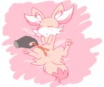  blush disembodied_hand duo eyes_closed fangs female fennekin feral fur kemono nintendo penetration pok&eacute;mon pussy pussy_juice sd_(artist) solo_focus stick video_games yellow_fur 