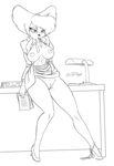  2014 anthro areola big_breasts breasts canine disney erect_nipples female goof_troop high_heels mammal milf mother nipples parent peg_pete pussy scificat solo 