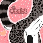  &lt;3 butt digital_media_(artwork) feline girly icon male mammal ozelot penis pink_background plain_background solo spots torso_shot wide_hips ♂ 