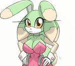  android animated big_breasts bit-small bouncing_breasts breasts bunnysuit charity_the_rabbit cleavage clothed clothing fan_character female floppy_ears gloves hands_on_hips lagomorph machine mammal mechanical rabbit robot solo wide_hips 
