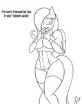  abs anthro big_breasts breasts digital_drawing_(artwork) english_text equine female fluttershy_(mlp) friendship_is_magic jrvanesbroek line_art mammal my_little_pony pegasus solo text wings 
