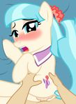  anus badumsquish bestiality blue_eyes blue_hair blush coco_pommel_(mlp) cutie_mark duo earth_pony equine female feral first_person_view friendship_is_magic hair hooves horse human interspecies looking_at_viewer lying male male_pov mammal my_little_pony open_mouth penetration pony pussy pussy_juice sex straight tongue two_tone_hair vaginal vaginal_penetration wet 
