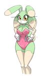  android big_breasts bit-small breasts bunny_costume bunnysuit charity_the_rabbit cleavage clothed clothing cute fan_character female floppy_ears gloves hands_on_hips lagomorph machine mammal mechanical orange_eyes rabbit robot sega solo sonic_(series) wide_hips 