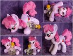  2014 berry_punch_(mlp) blush bottle buttercupbabyppg drunk equine female friendship_is_magic hair horse lying mammal my_little_pony pink_hair plushie pony purple_eyes real solo 