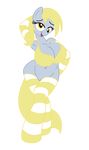  alpha_channel anthro badgerben big_breasts breasts cleavage clothed clothing derpy_hooves_(mlp) equine female friendship_is_magic horse mammal my_little_pony pegasus pussy smile solo wings 