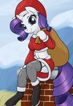  2014 anthro christmas equine female friendship_is_magic holidays horn looking_at_viewer mammal my_little_pony niggerfaggot rarity_(mlp) smile solo unicorn 