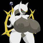  anthro anthrofied arceus big_breasts breast_expansion breasts earth elfdrago female giant huge_breasts hyper legendary_pok&eacute;mon nintendo nipples planet pok&eacute;mon pok&eacute;morph solo space video_games voluptuous wide_hips 