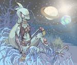  2014 anthro bald clothing female lizard lulilaj night reptile scalie solo star thief 