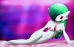  breasts female fir3born gardevoir green_hair hair humanoid long_hair nintendo nipples nude pok&eacute;mon solo video_games 