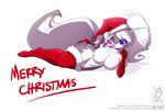  2014 anthro areola avoid_posting big_breasts breasts chloe_sinclaire christmas conditional_dnp erect_nipples female holidays jollyjack legwear mammal nipples nude skunk solo stockings 