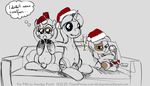  christmas coal cub fan_character friendship_is_magic gay group holidays hyper male my_little_pony pipsqueak_(mlp) sketch smudge_proof thunder_ring young 