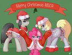  2014 anal anal_beads anal_insertion anal_penetration anatomically_correct anatomically_correct_pussy animal_genitalia anus black_hair blonde_hair blue_eyes butt candy_cane christmas christmas_hat clitoral_winking clitoris cutie_mark derpy_hooves_(mlp) digital_media_(artwork) earth_pony english_text equine equine_pussy female feral friendship_is_magic fur grey_fur group hair hat hi_res holidays horse insertion legwear long_hair looking_at_viewer mammal my_little_pony octavia_(mlp) open_mouth pegasus penetration pink_fur pink_hair pinkie_pie_(mlp) pony presenting purple_eyes pussy ratofdrawn sex_toy smile spread_legs spreading standing text vaginal vaginal_insertion vaginal_penetration wings 