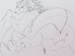  anus butt claws digitigrade dragon duo erection feral hindpaw horn human looking_back lying macro male mammal paws penis presenting presenting_hindquarters scalie size_difference smaug sprout the_hobbit toes wings wyvern 