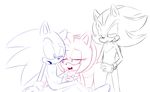  2014 amy_rose anthro breasts fellatio female from_behind group group_sex hearlesssoul hedgehog male mammal nipples nude one_eye_closed open_mouth oral penis saliva sega sex shadow_the_hedgehog sonic_(series) sonic_the_hedgehog spitroast straight threesome tongue tongue_out 
