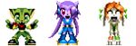  2014 animated anthro canine carol clothed clothing dancing dragon feline female freedom_planet group lilac mammal milla sprite 