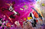  anthro avian bird bugs_bunny canary canine chicken coyote crossdressing daffy_duck dodo duck elmer_fudd female feral foghorn_leghorn granny_(looney_tunes) group human kill_la_kill lagomorph looney_tunes male mammal marsupial michaelmayne parody pep&eacute;_le_pew pig porcine porky_pig rabbit school_uniform skirt skunk sword tasmanian_devil taz_(looney_tunes) tweety_bird warner_brothers weapon wily_e_coyote yosemite_sam 