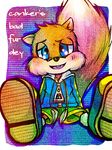  anthro blush conker conker&#039;s_bad_fur_day male mammal rodent solo squirrel 