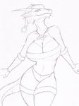  bottomless christmas clothed clothing dragon female half-dressed holidays plain_background scalie sketch solo t3gray traditional_media_(artwork) 