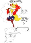  anthro canine delphox female fox human legwear male mammal nintendo pok&eacute;mon punkydreamer video_games 